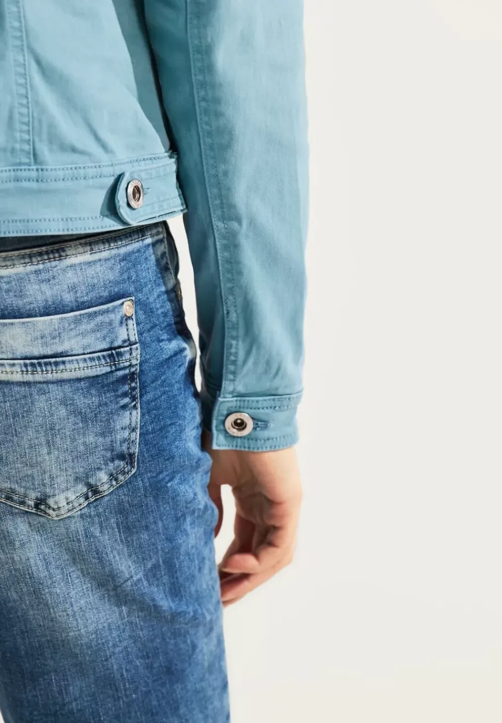 Color Jeansjacke