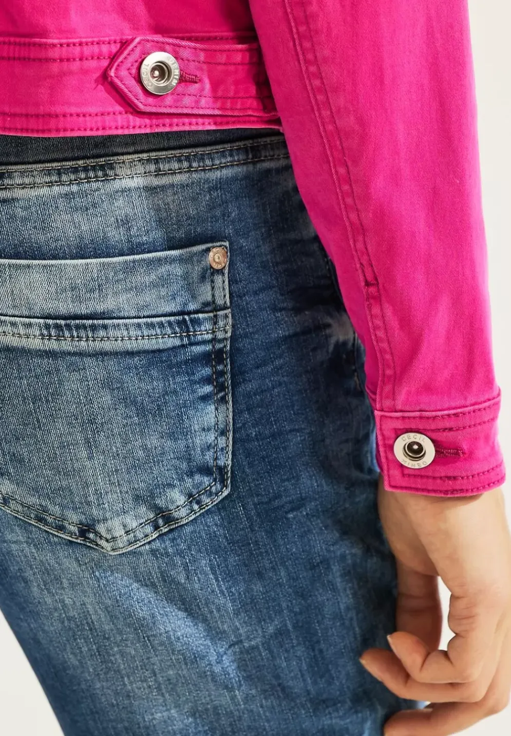 Color Jeansjacke