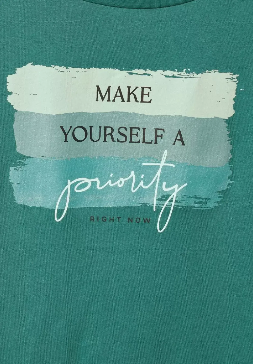 Colorblock Partprint Shirt