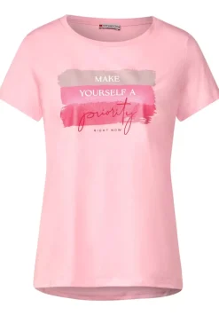 Colorblock Partprint Shirt