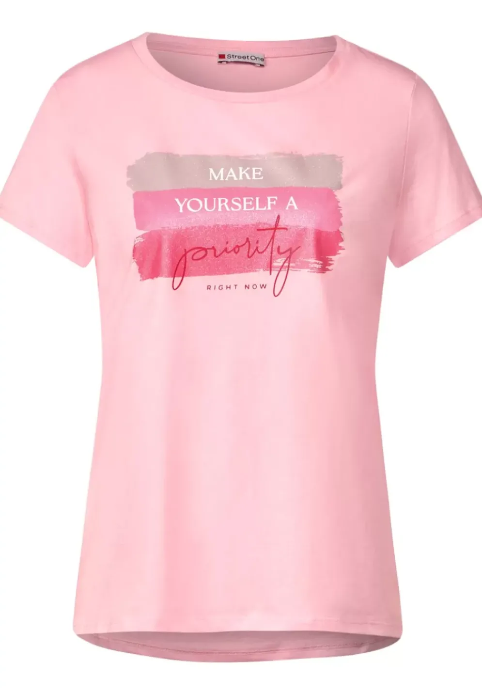 Colorblock Partprint Shirt