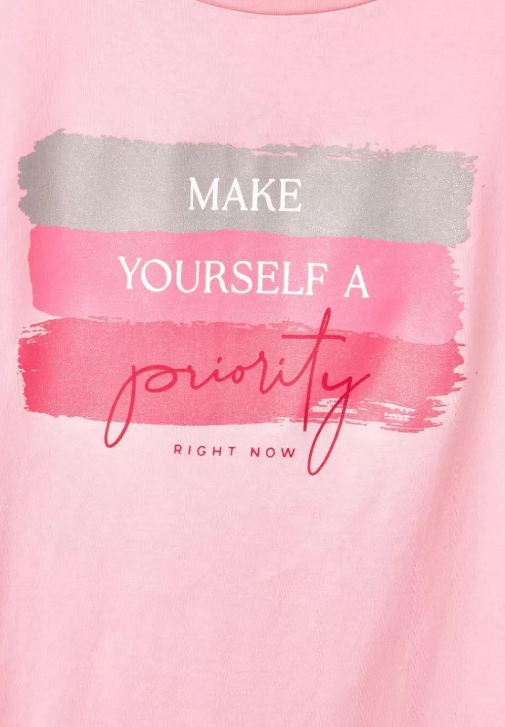 Colorblock Partprint Shirt
