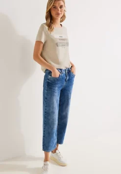 Colorblock Partprint Shirt