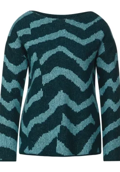 Cosy Pullover Mit Muster