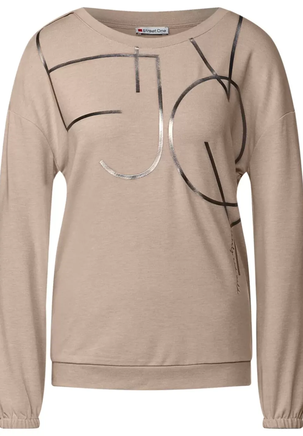 Cosy Shirt Mit Partprint
