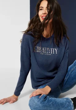 Cosy Shirt Mit Wording Print