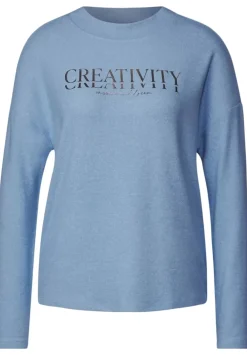 Cosy Shirt Mit Wording Print