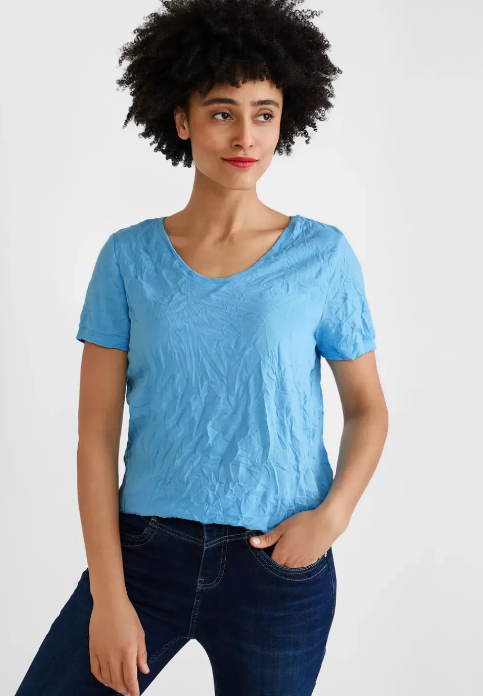 Crash Shirt In Unifarbe