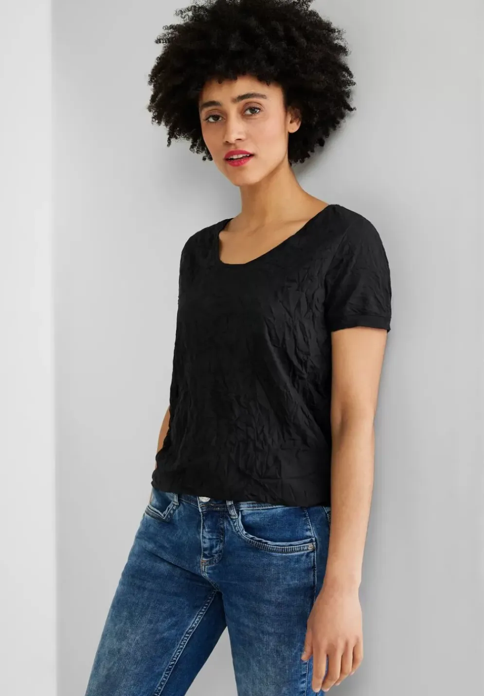 Crash Shirt In Unifarbe