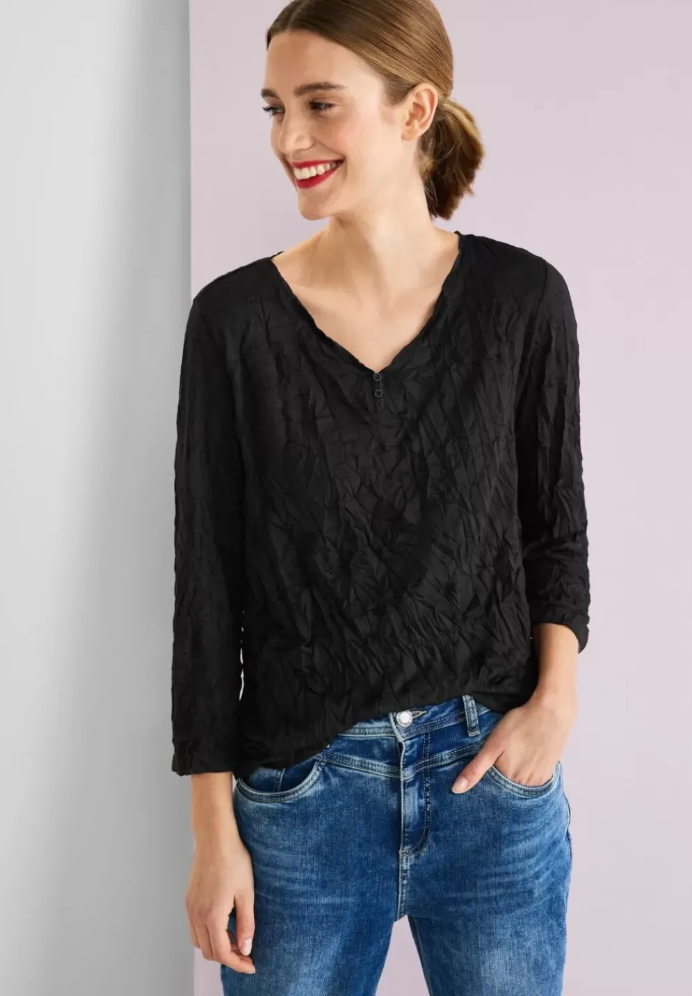 Crash Shirt In Unifarbe
