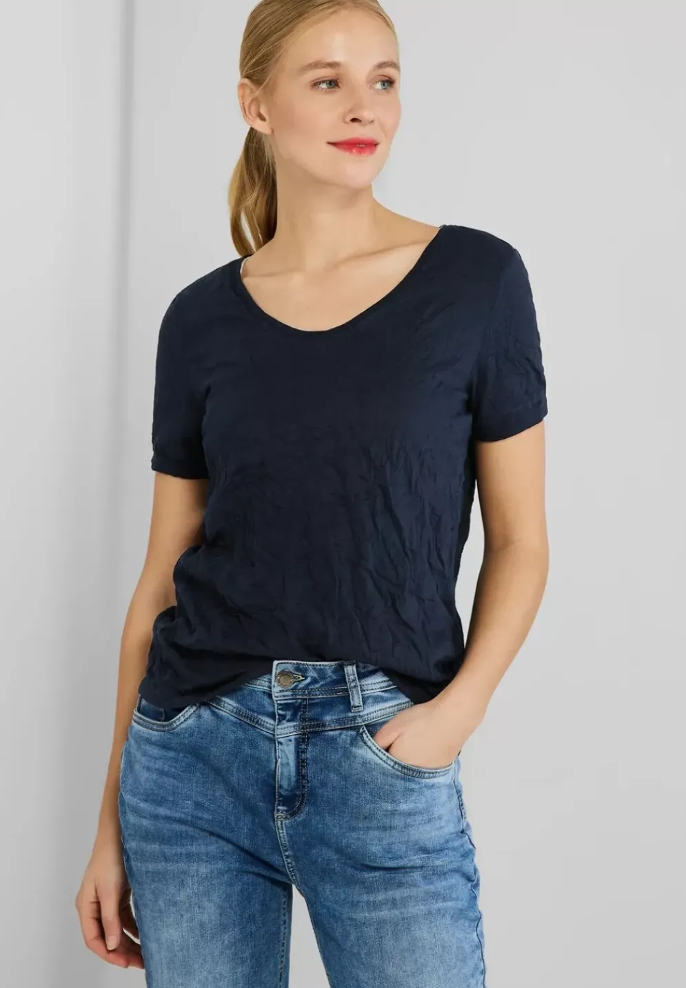 Crash Shirt In Unifarbe