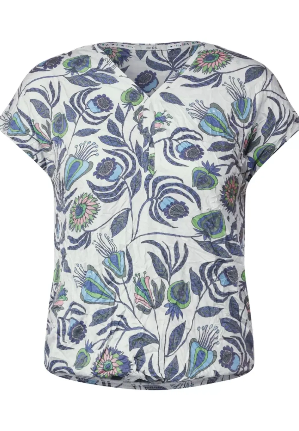 Crash T-Shirt Im Tunikastyle