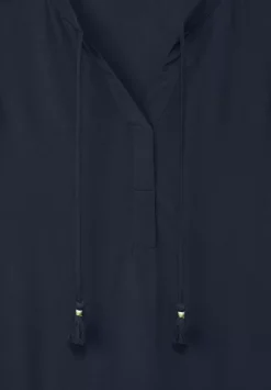 Crepekleid In Unifarbe