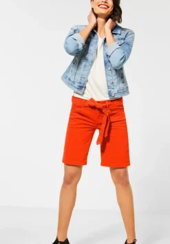 Denim-Bermuda Im Colour-Look