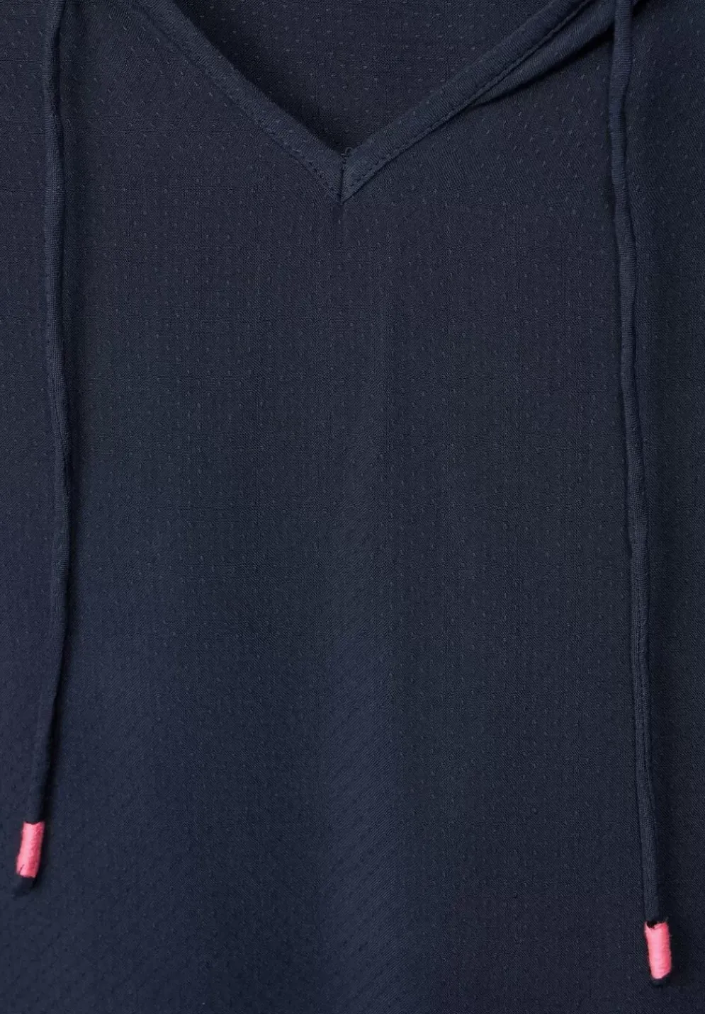 Dobby Bluse Mit 3/4 Armel