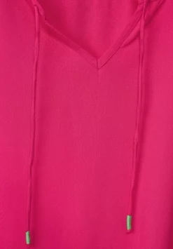 Dobby Bluse Mit 3/4 Armel