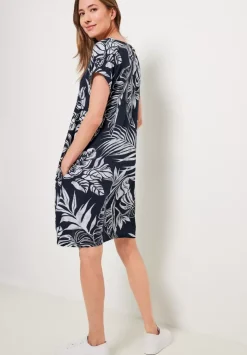 Dobby Print Kleid