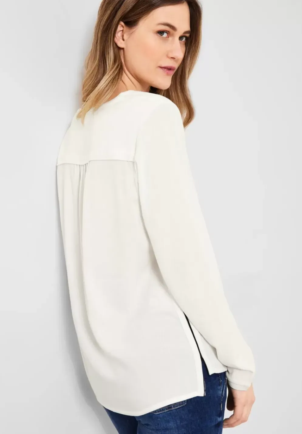Dobby Viskose Bluse