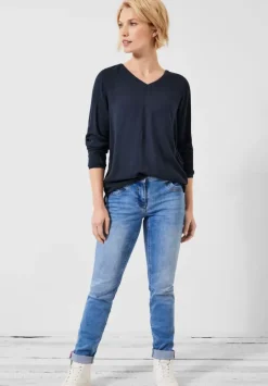 Dobby Viskose Bluse