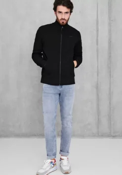 Doubleface Sweatshirtjacke