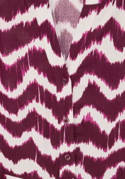 Ethno Midi Kleid Mit Print