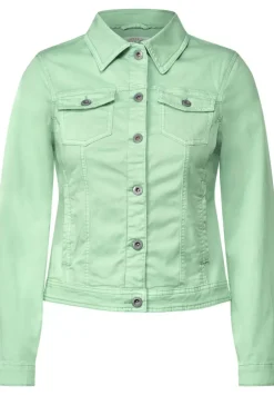 Farbige Jeansjacke