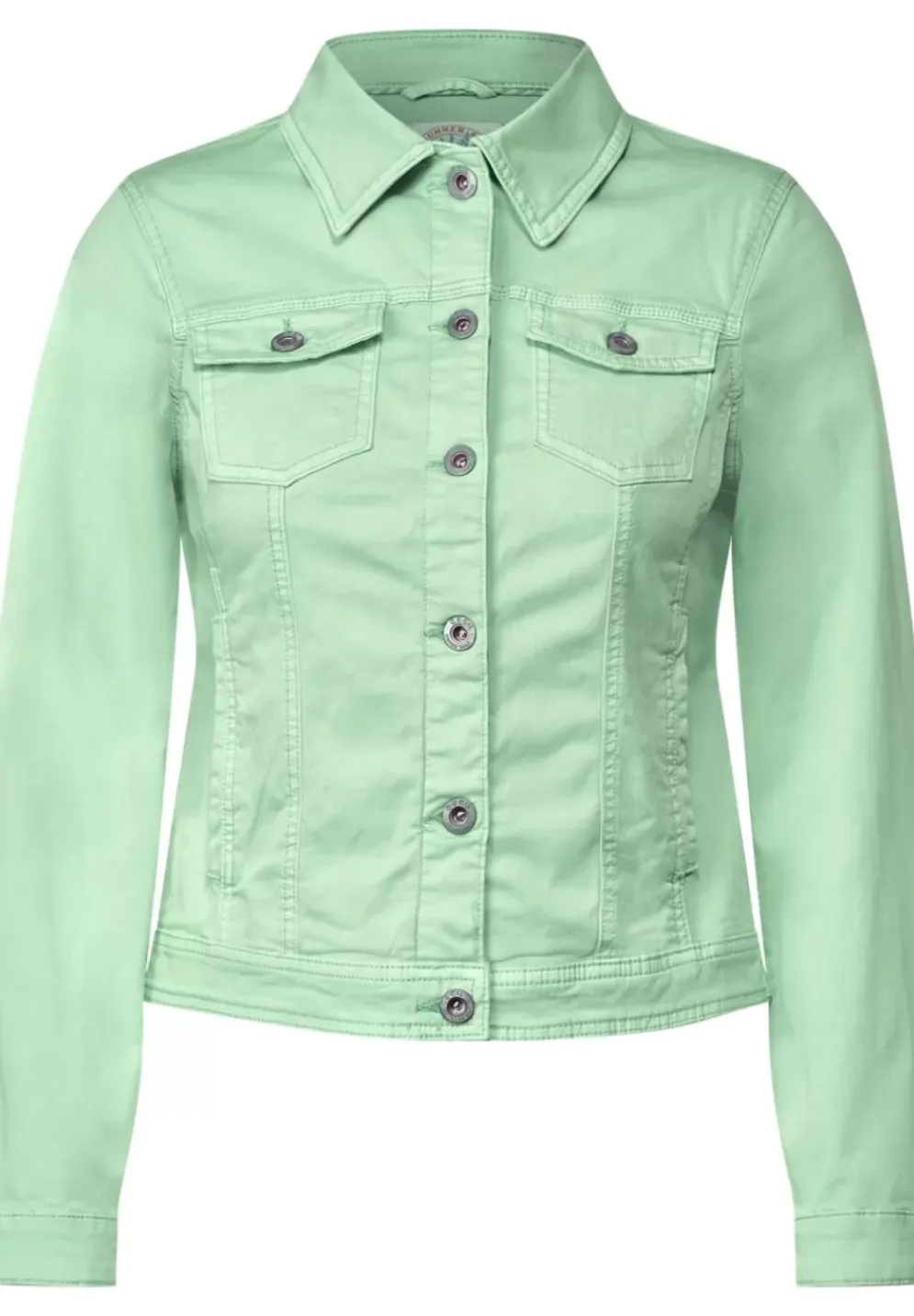 Farbige Jeansjacke