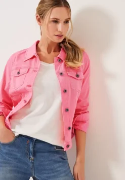 Farbige Jeansjacke