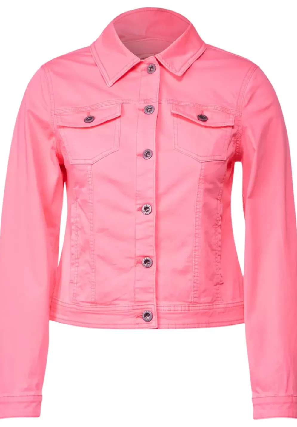 Farbige Jeansjacke