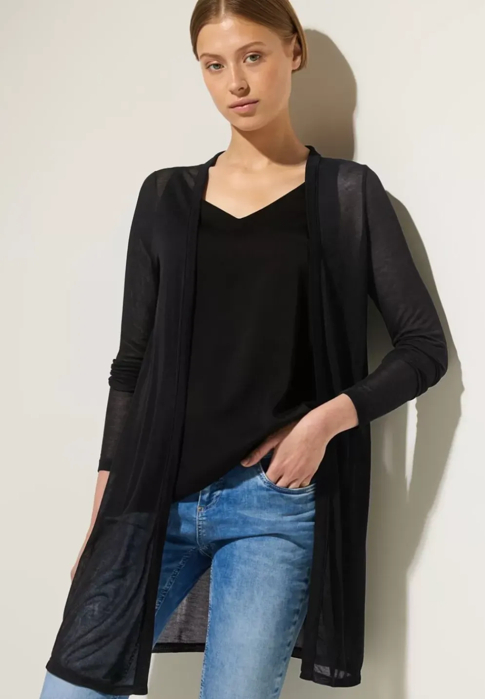 Feine Long Shirtjacke