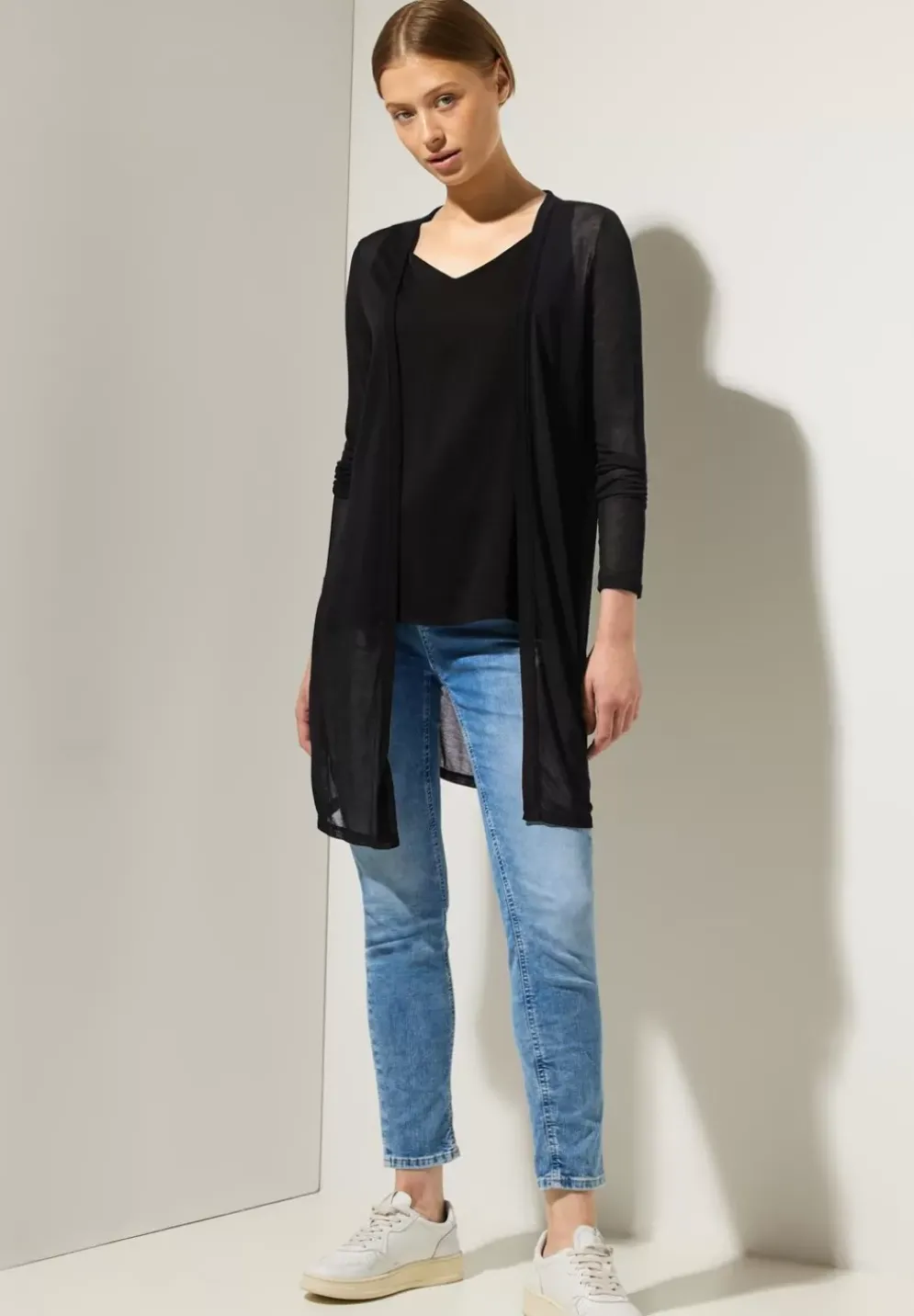 Feine Long Shirtjacke