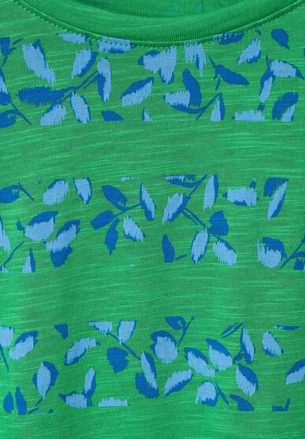 Florales Streifenshirt