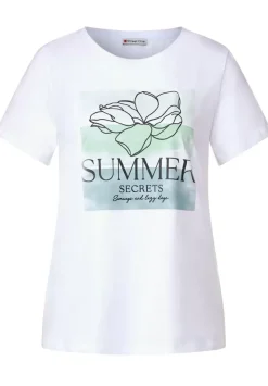 Flower Partprint Shirt