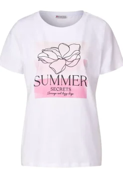Flower Partprint Shirt