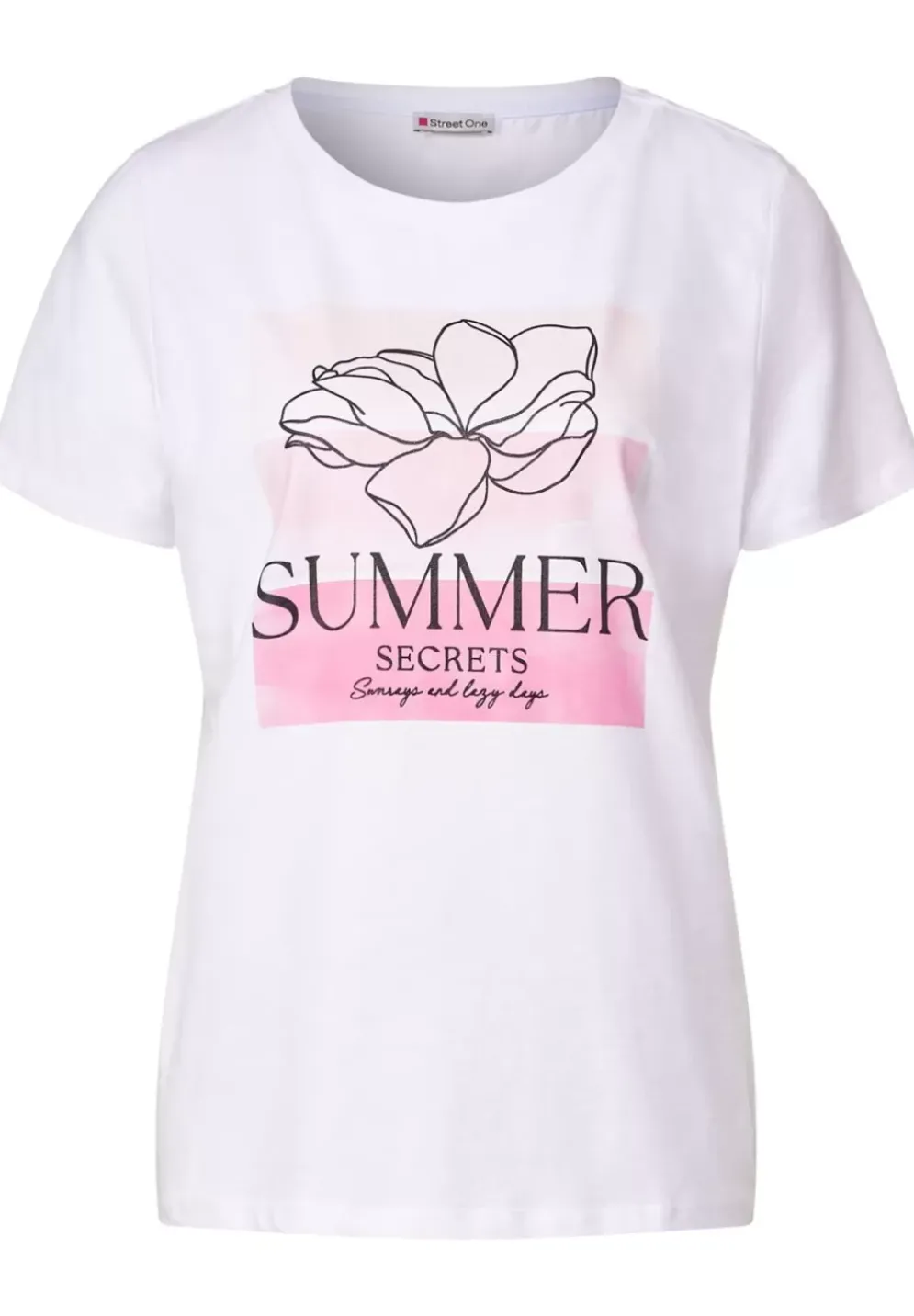 Flower Partprint Shirt