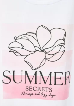 Flower Partprint Shirt