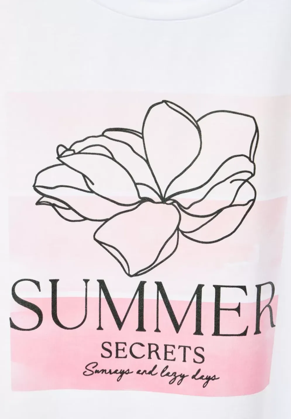Flower Partprint Shirt
