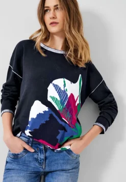 Flower Print Pullover