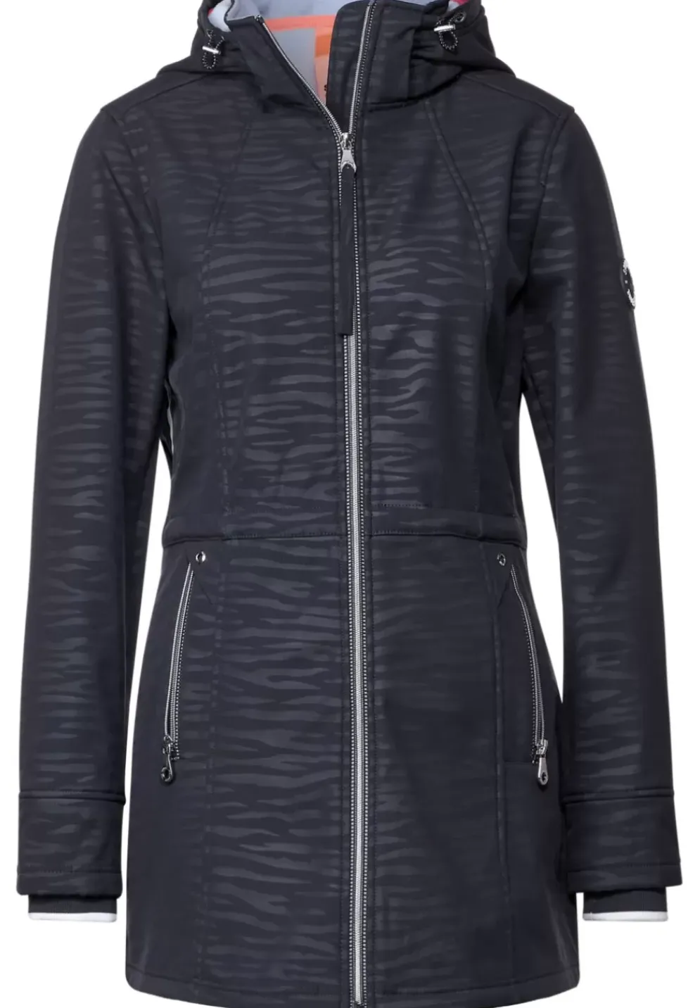 Gemusterte Softshelljacke