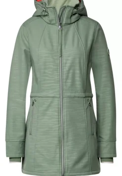 Gemusterte Softshelljacke