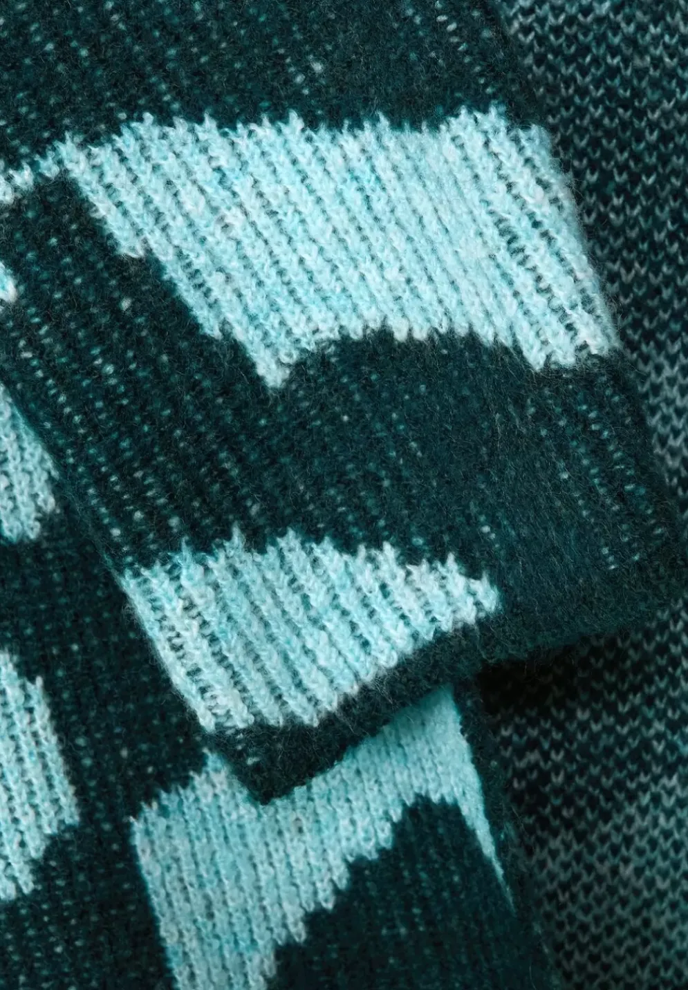 Gemusterter Longcardigan