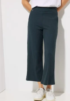 Gerippte Loose Fit Hose