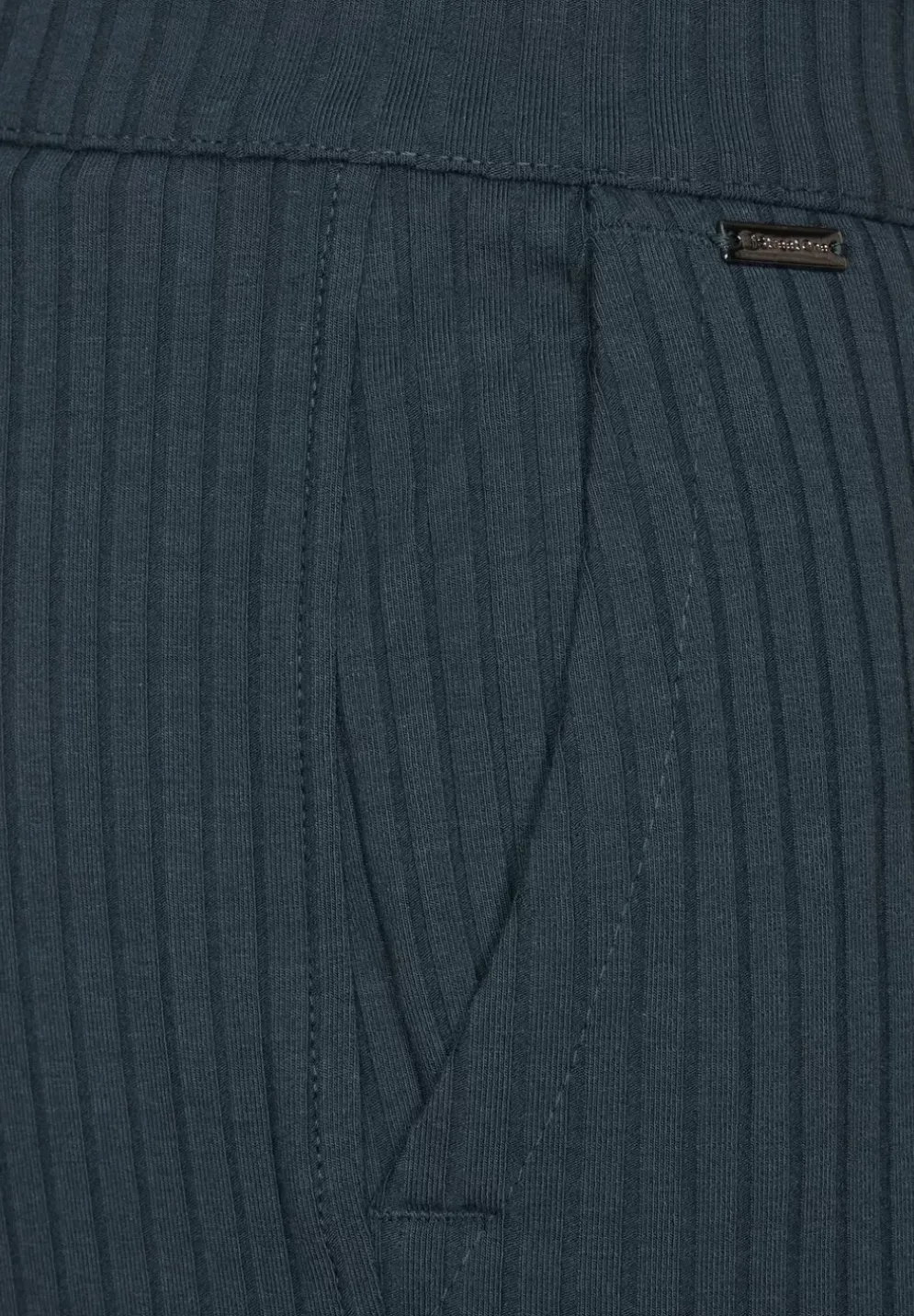 Gerippte Loose Fit Hose