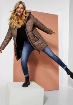 Gesteppte Jacke Mit Zipper