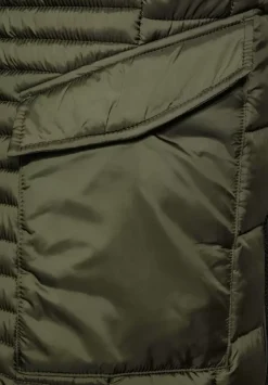 Gesteppter Mantel Mit Zipper
