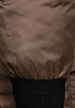 Gesteppter Mantel Mit Zipper