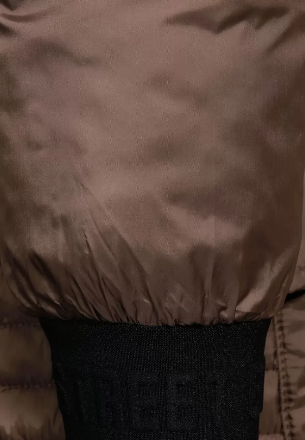 Gesteppter Mantel Mit Zipper