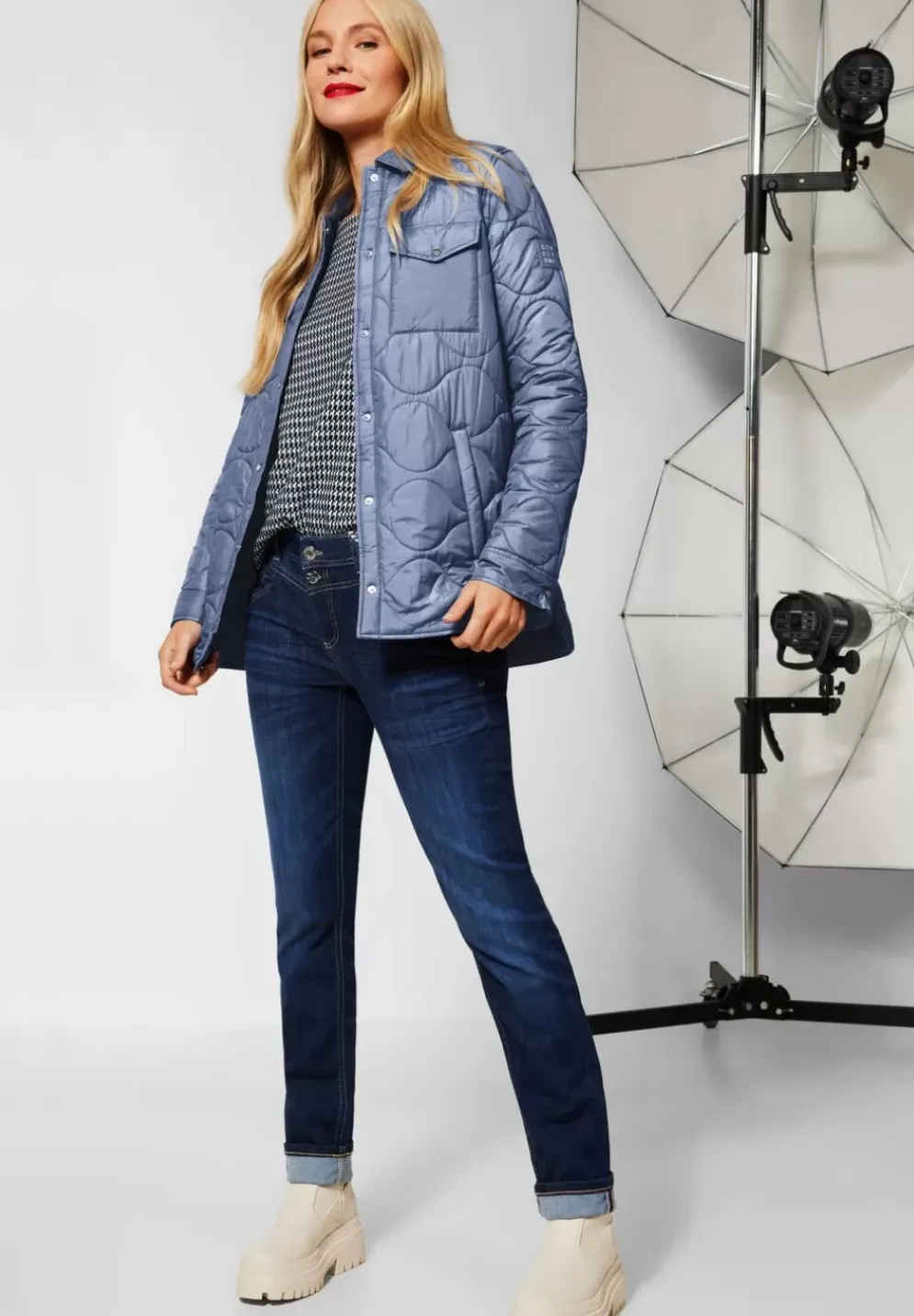 Gestepptes Overshirt