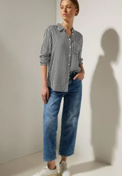 Gestreifte Hemdbluse