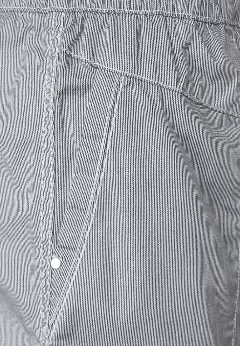 Gestreifte Loose Fit Bermuda